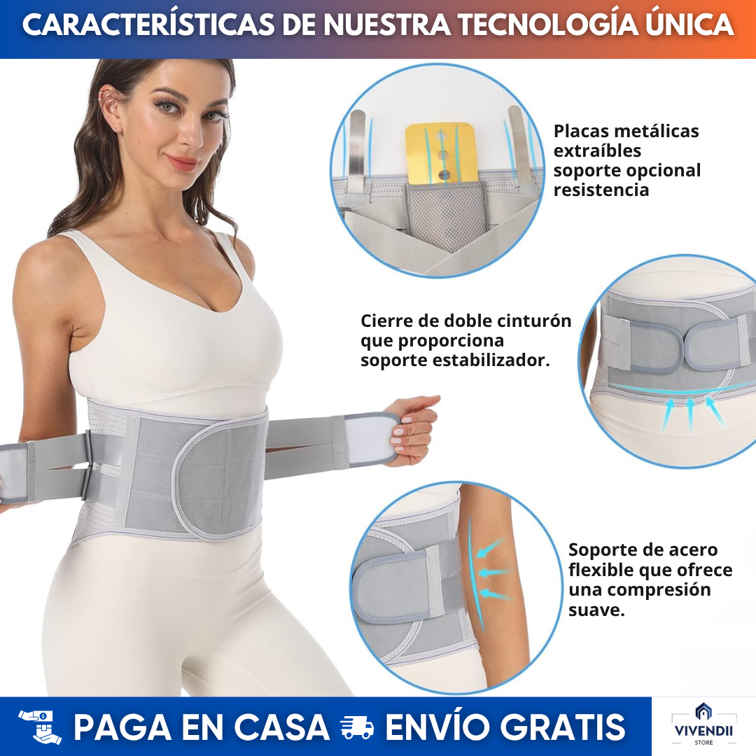 Faja Lumbar MaxSoporte | Soporte firme y alivio inmediato sin sacrificar comodidad 🛒
