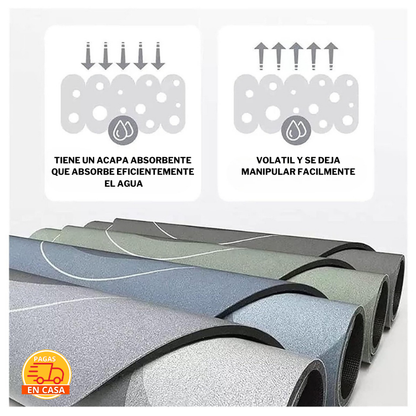 Combo de tapetes para cocina ULTRA ABSORBENTES Y ANTIDESLIZANTES