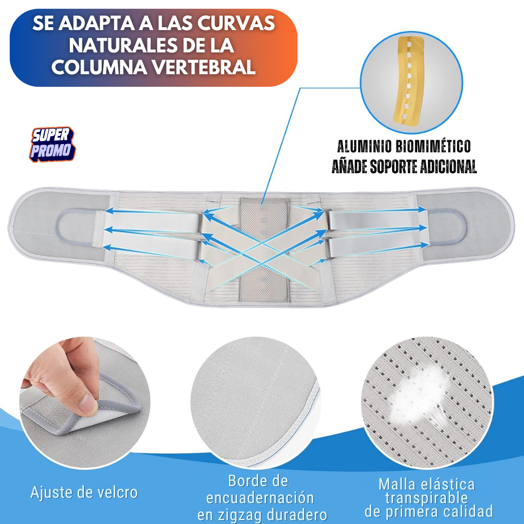 Faja Lumbar MaxSoporte | Soporte firme y alivio inmediato sin sacrificar comodidad 🛒