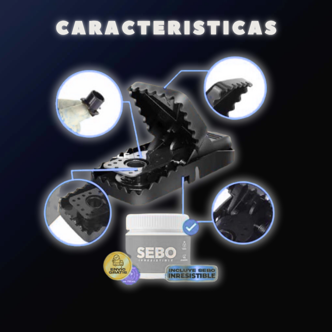 Pack x5 Trampas ¡Elimina Roedores Rápido y Seguro!  | GARANTÍA DE SATISFACCIÓN 🛒