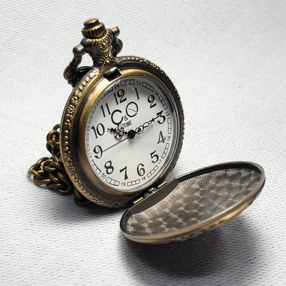 Reloj de Bolsillo Ferrocarril Cobrizado | El toque de elegancia y clase que transforma tu estilo | Edición especial hasta agotar existencias 🛒