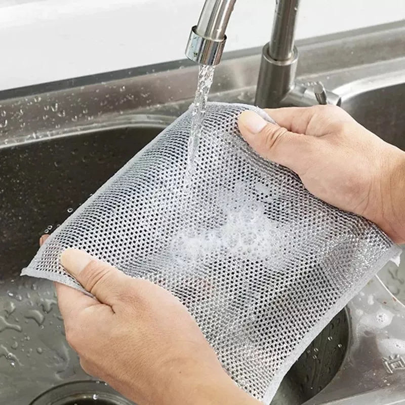 PAÑOS DE LIMPIEZA MULTIUSO DE MALLA METALICA
