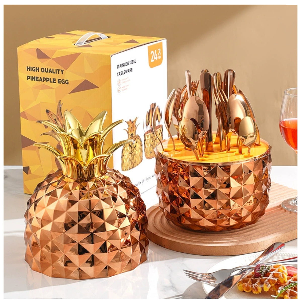 Set de Cubiertos Premium de 24 Piezas 🍴