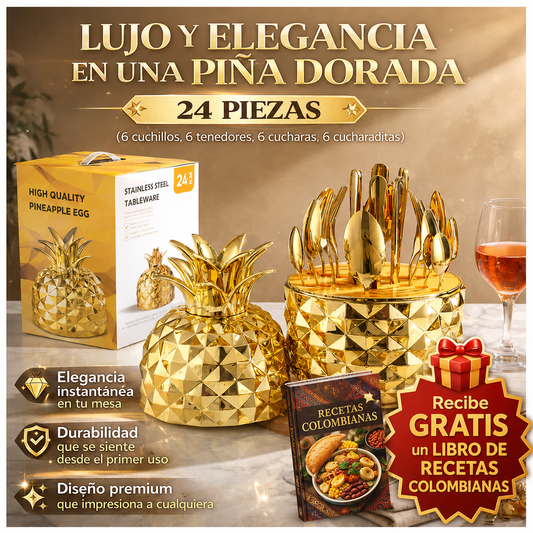 Set de Cubiertos Premium de 24 Piezas 🍴