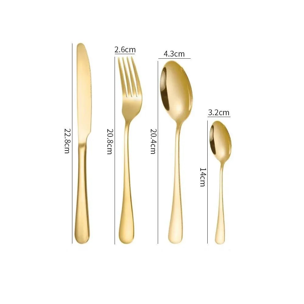 Set de Cubiertos Premium de 24 Piezas 🍴