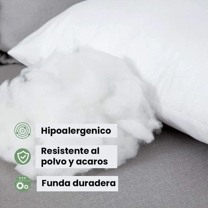 Descanso profundo & Recuperación total 💤 PROMO SET DE 4 ALMOHADAS