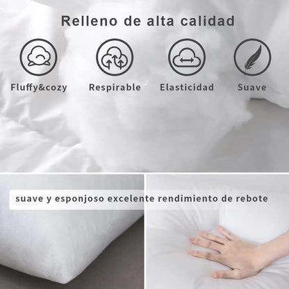 Descanso profundo & Recuperación total 💤 PROMO SET DE 4 ALMOHADAS